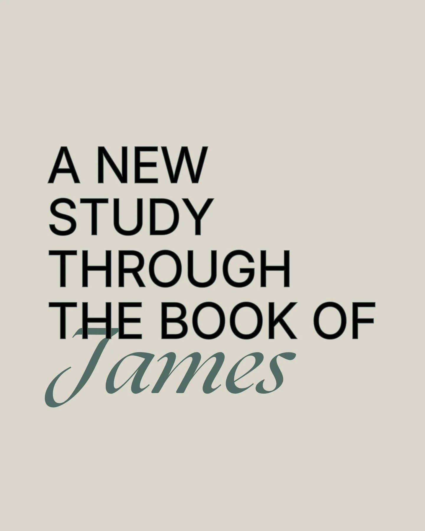 After Easter Sunday, we're beginning a three month study through the Book of James! We have limited Scripture books available to help you engage in note-taking and dive deeper into the Word.