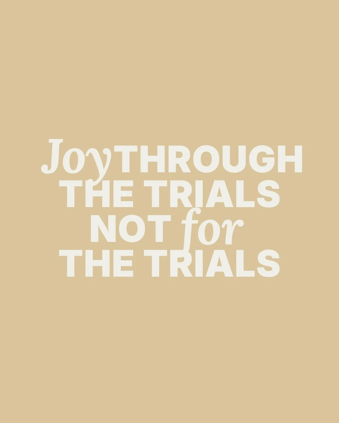 "You don&rsquo;t have to be happy about your situation, but in Christ, you can rejoice through your situation." - Ps. Bryson

This past Sunday, our Pastor Brysoon highlighted that biblical joy isn't about pretending a hardship is good, but 