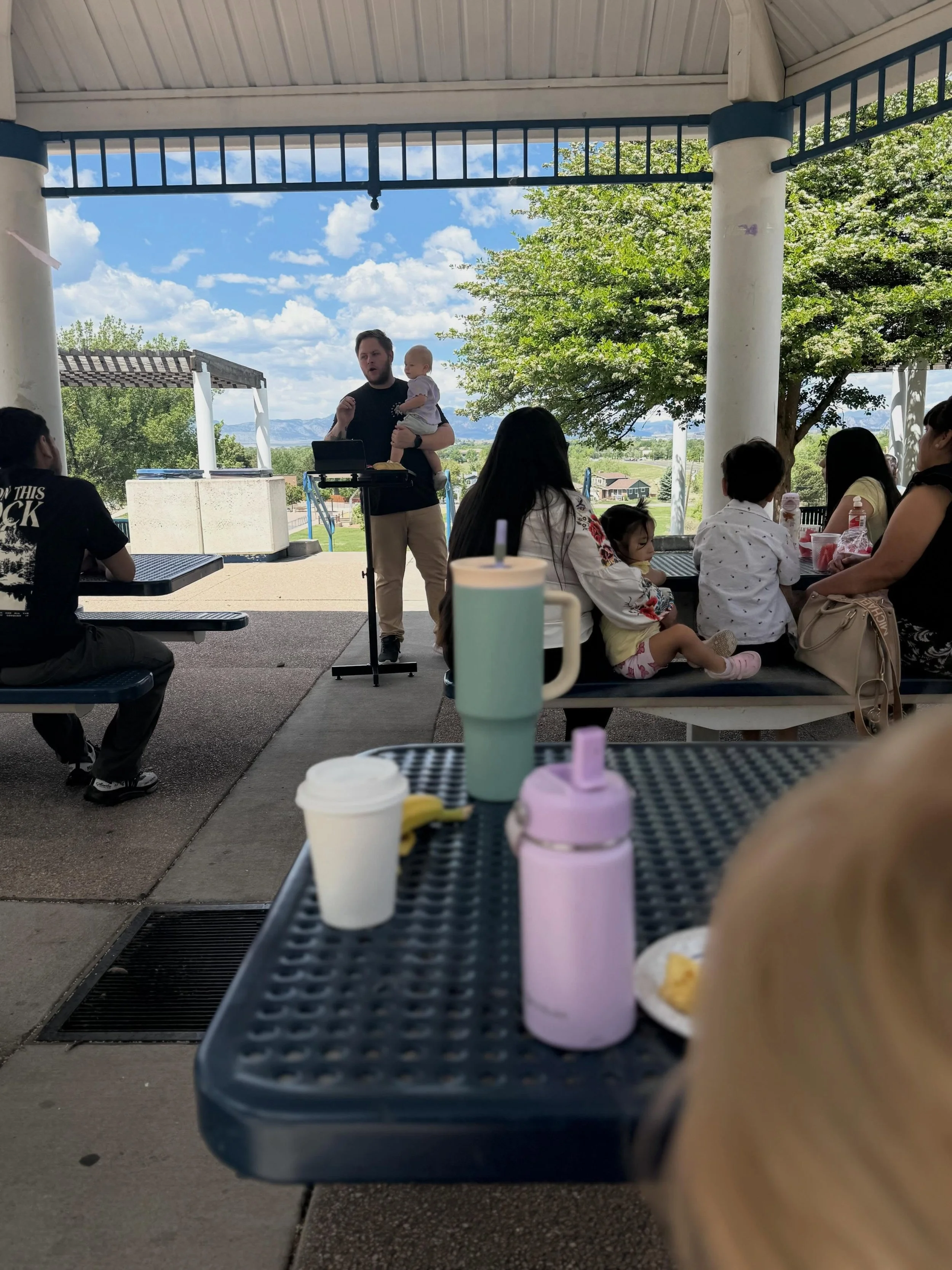 There&rsquo;s just something about having church in the park. Happy Memorial Day weekend and we pray God&rsquo;s protection and everyone traveling! #wearerockcity