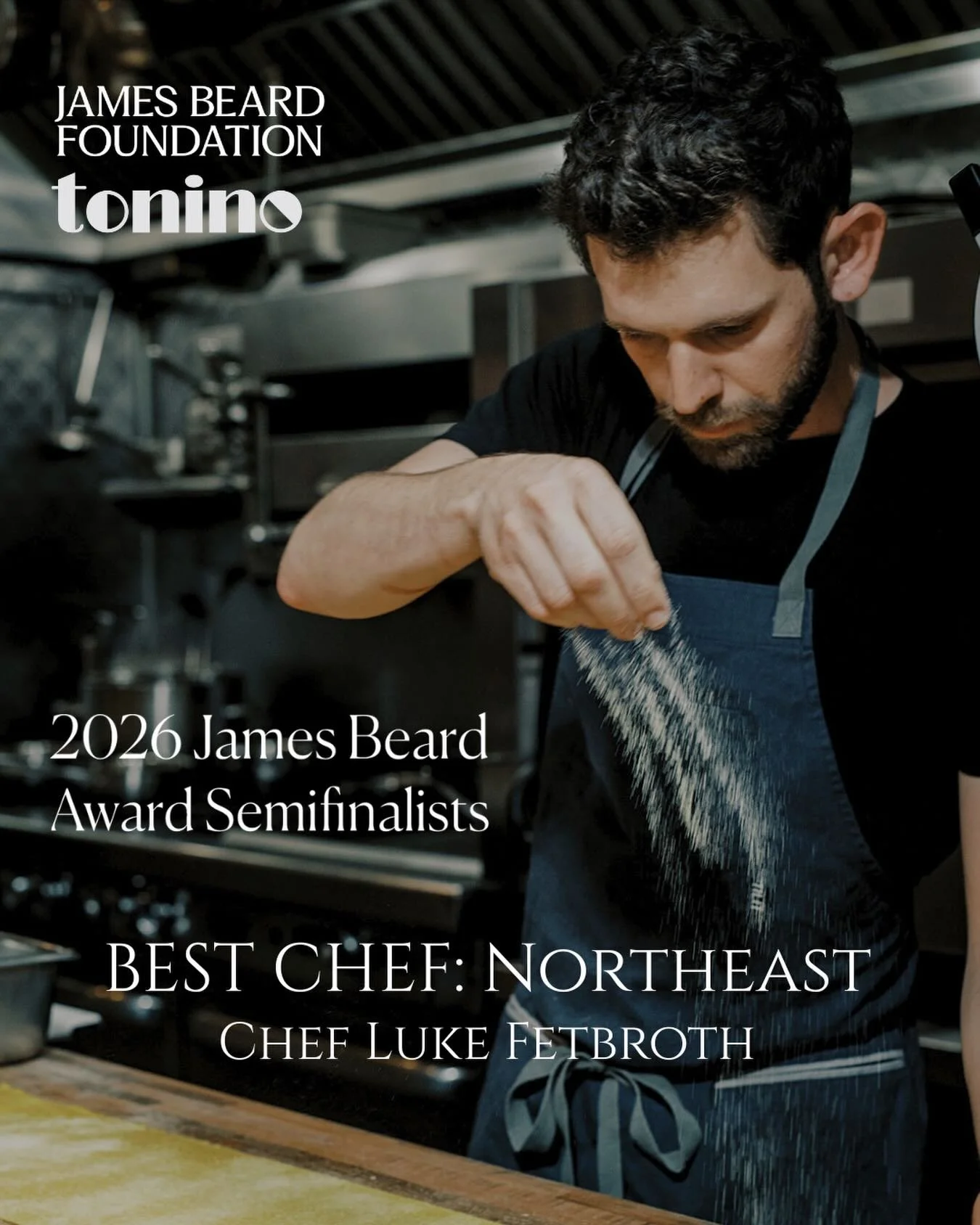 There are rare moments that quiet even the busiest kitchen. This is one of them. An incredibly well-deserved congratulations to our very own Chef &amp; Owner @chefbroth on being named a 2026 James Beard Semifinalist for Best Chef: Northeast!

Every c