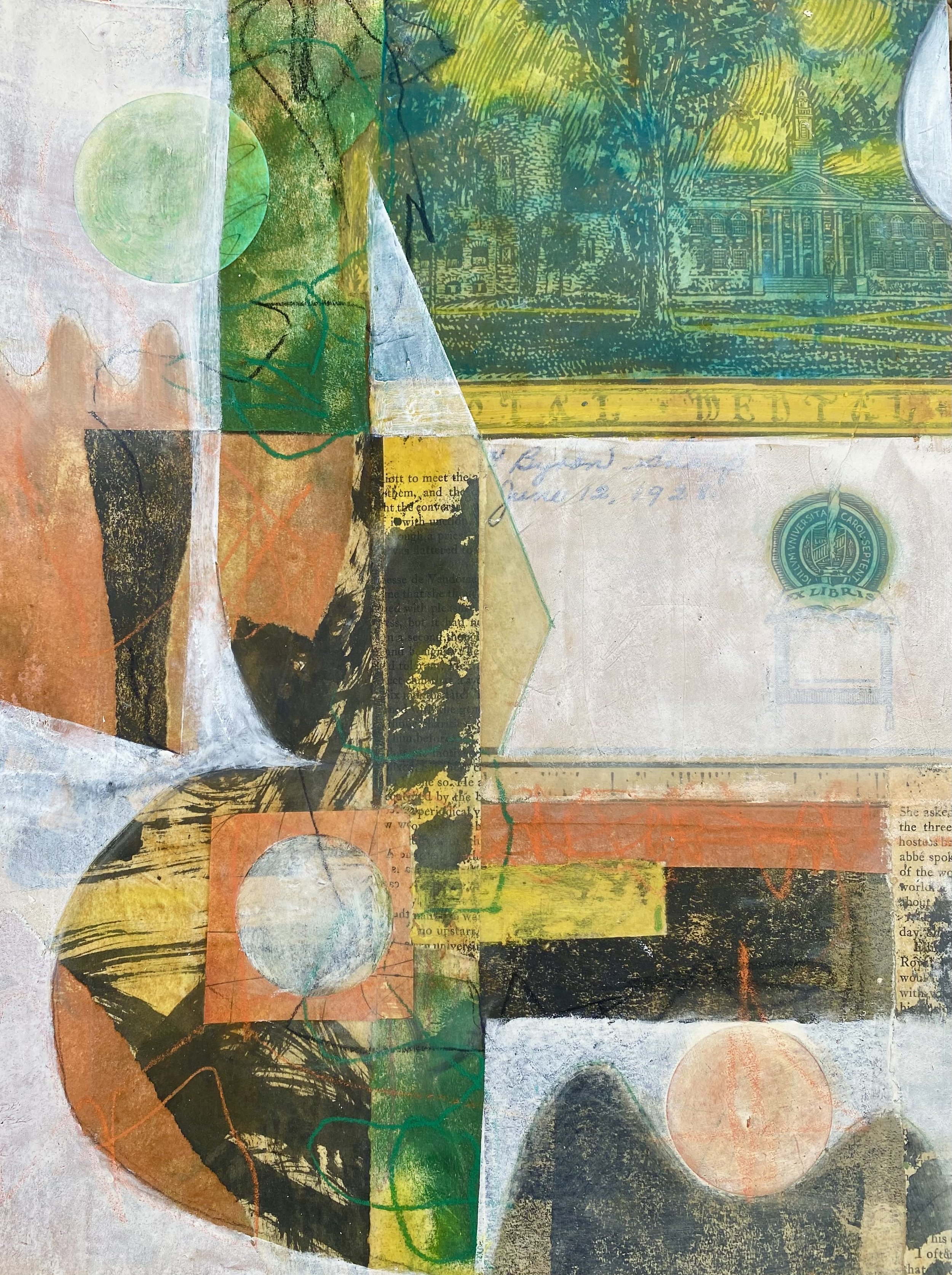 20" x 16" mixed media on panel
