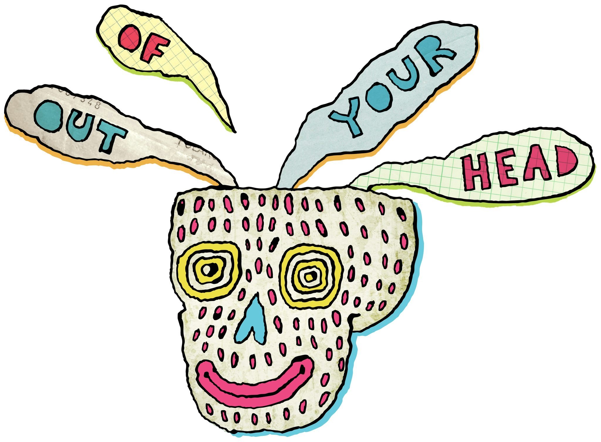  Original Out Of Your Head Collective logo from 2009 drawing by Matt Bovie, design by Nick Prevas 