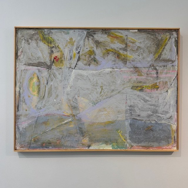 "Winter 1," Mixed Media on wood panel 30.5” x 23” x 1.5”