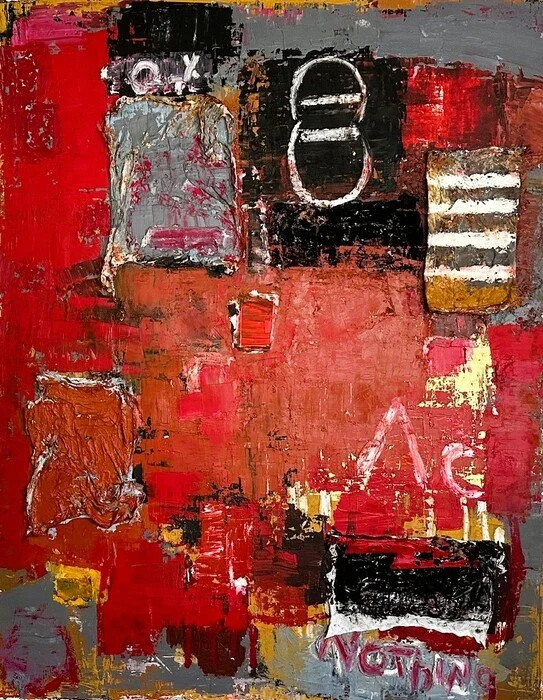 Jim Black, "Not Nothing", 84x66 inches, mixed media