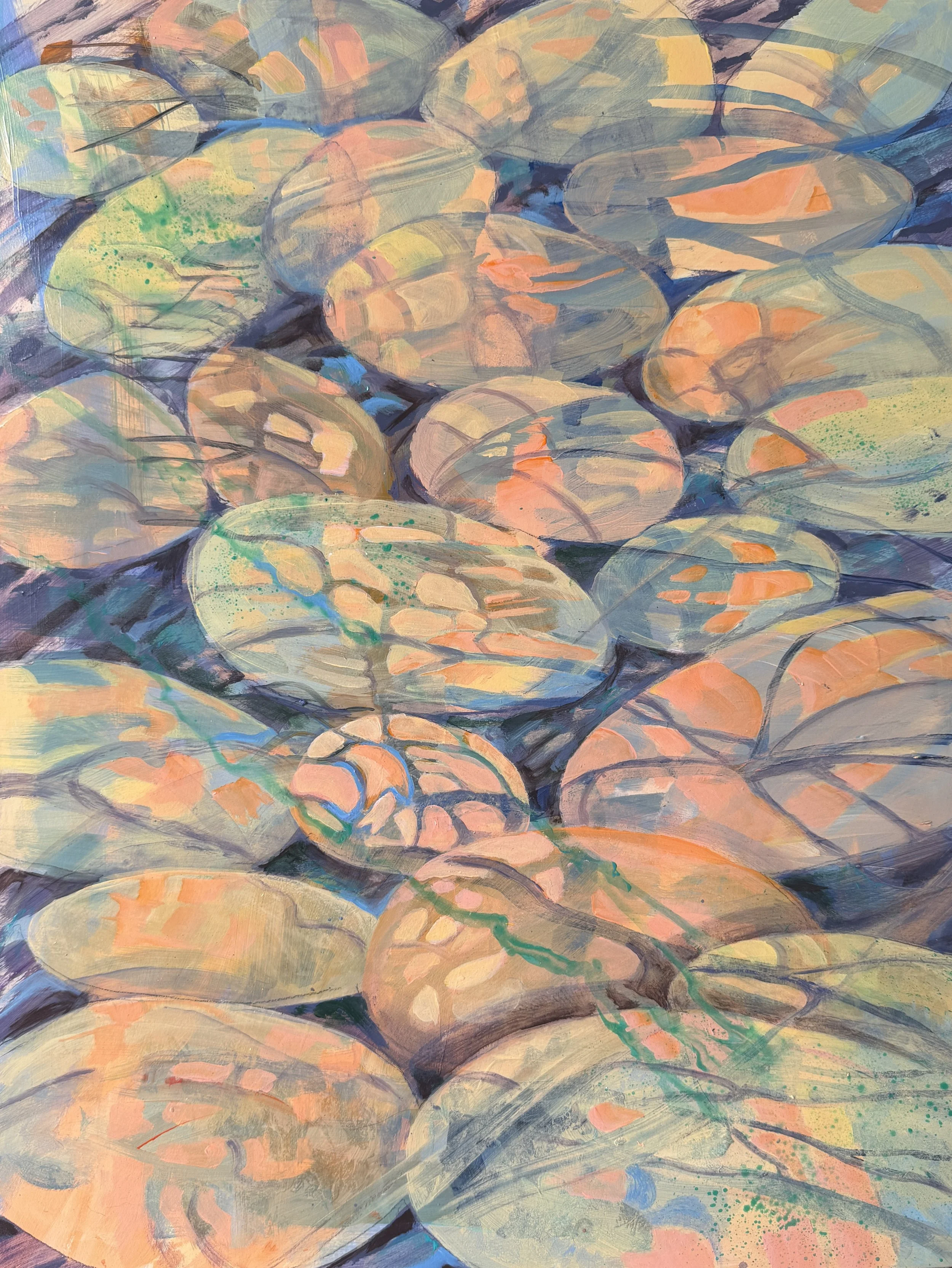 Alice Anne Ellis/Shadows Over River Rocks $650.00