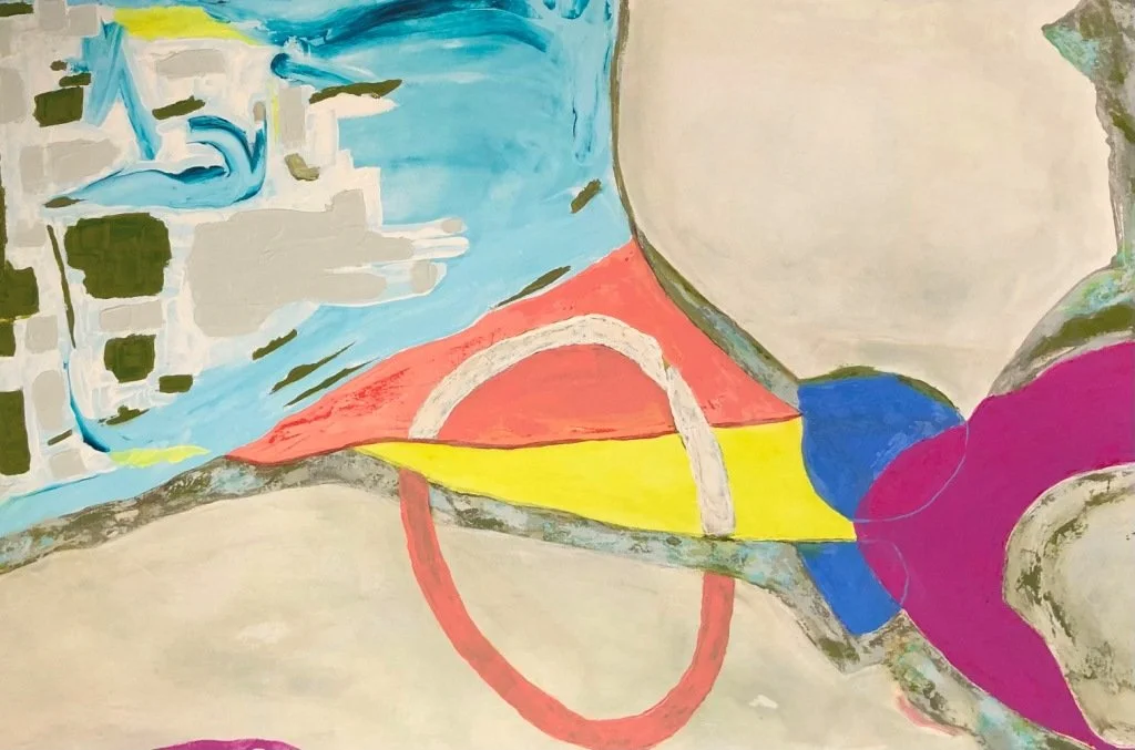 Natural Bridge | 28.5” x 43” | Mixed Media on Canvas