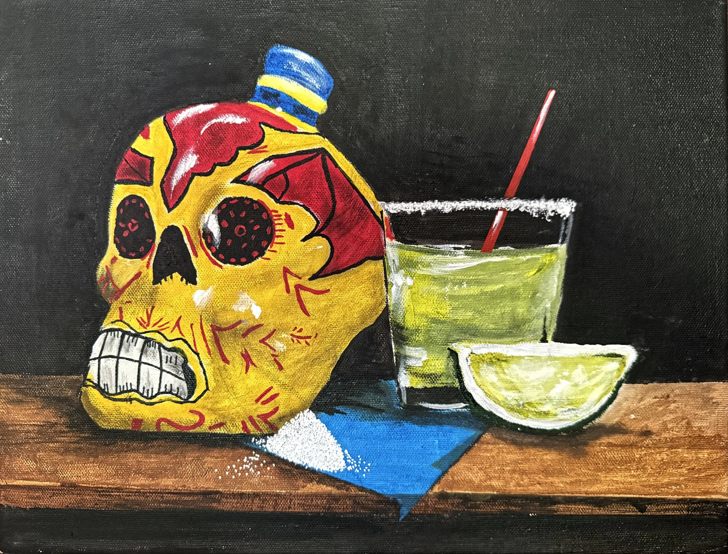Jamal Wallace
Student of Richelle Kaufman-Anderson

Cinco de Mayo
Size: 11” x 14”
Medium: Acrylic on Canvas