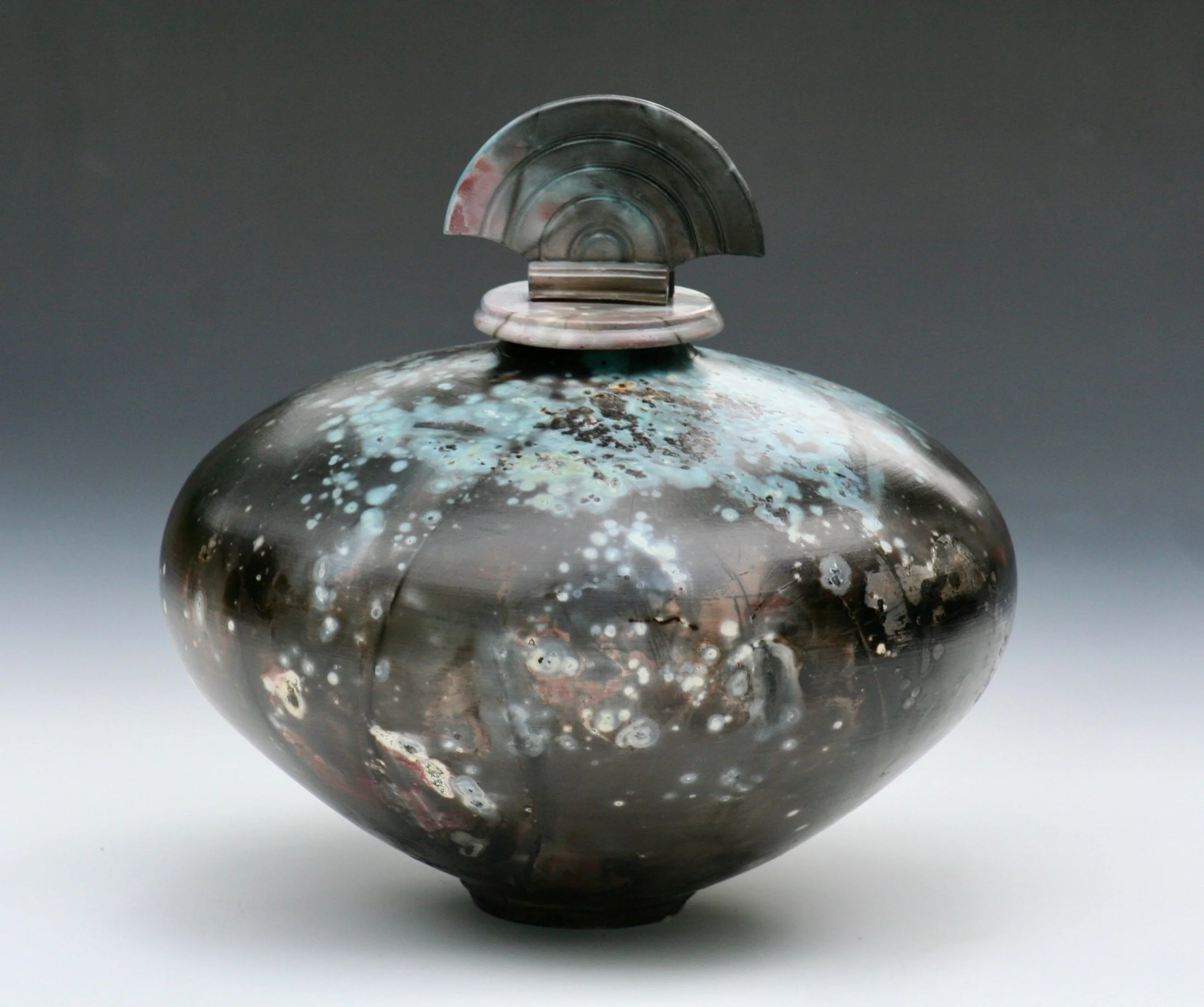 Sentinel Jar, Ceramic, 10x14x14, 2024