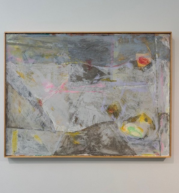 "Winter 2," Mixed Media on wood panel 30.5” x 23” x 1.5”
