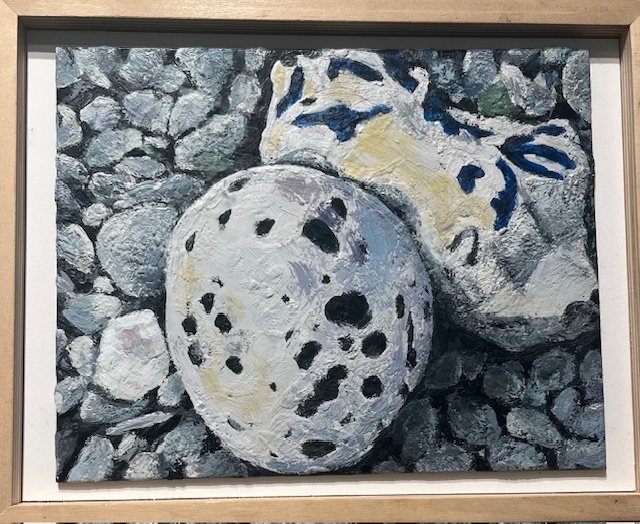 Susanne K. Arnold, Newtown-Burren, Encaustic on board
