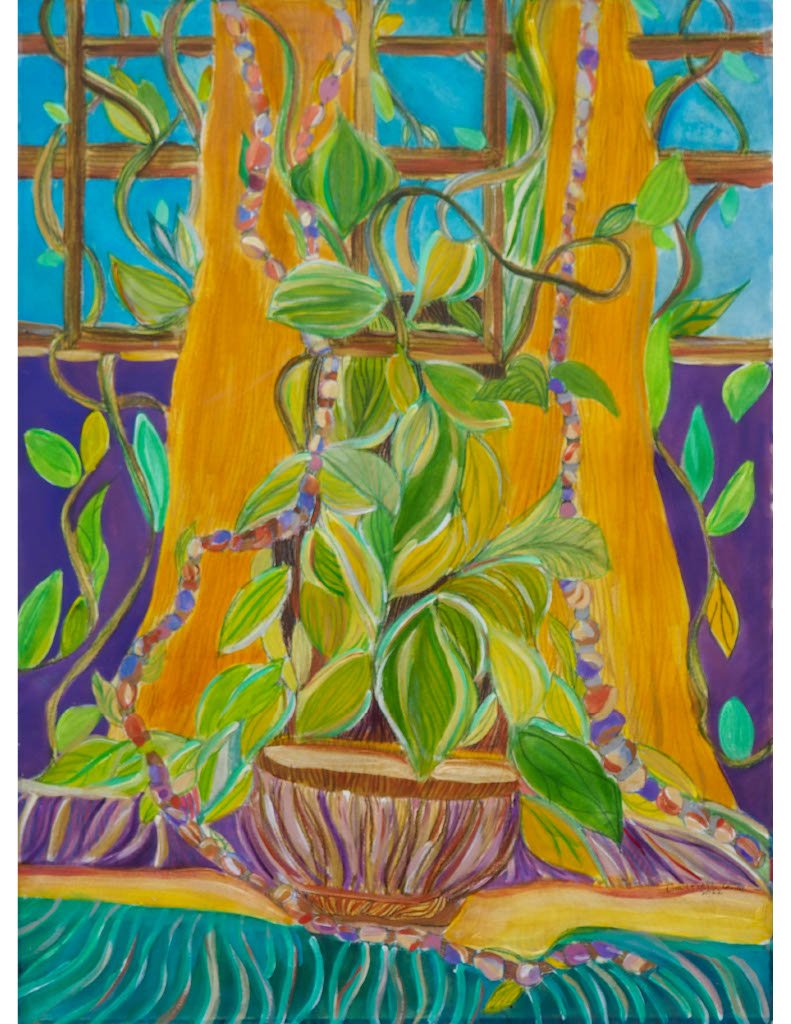 Lisa Lezell Levine, Celebration of a Window, Acrylic