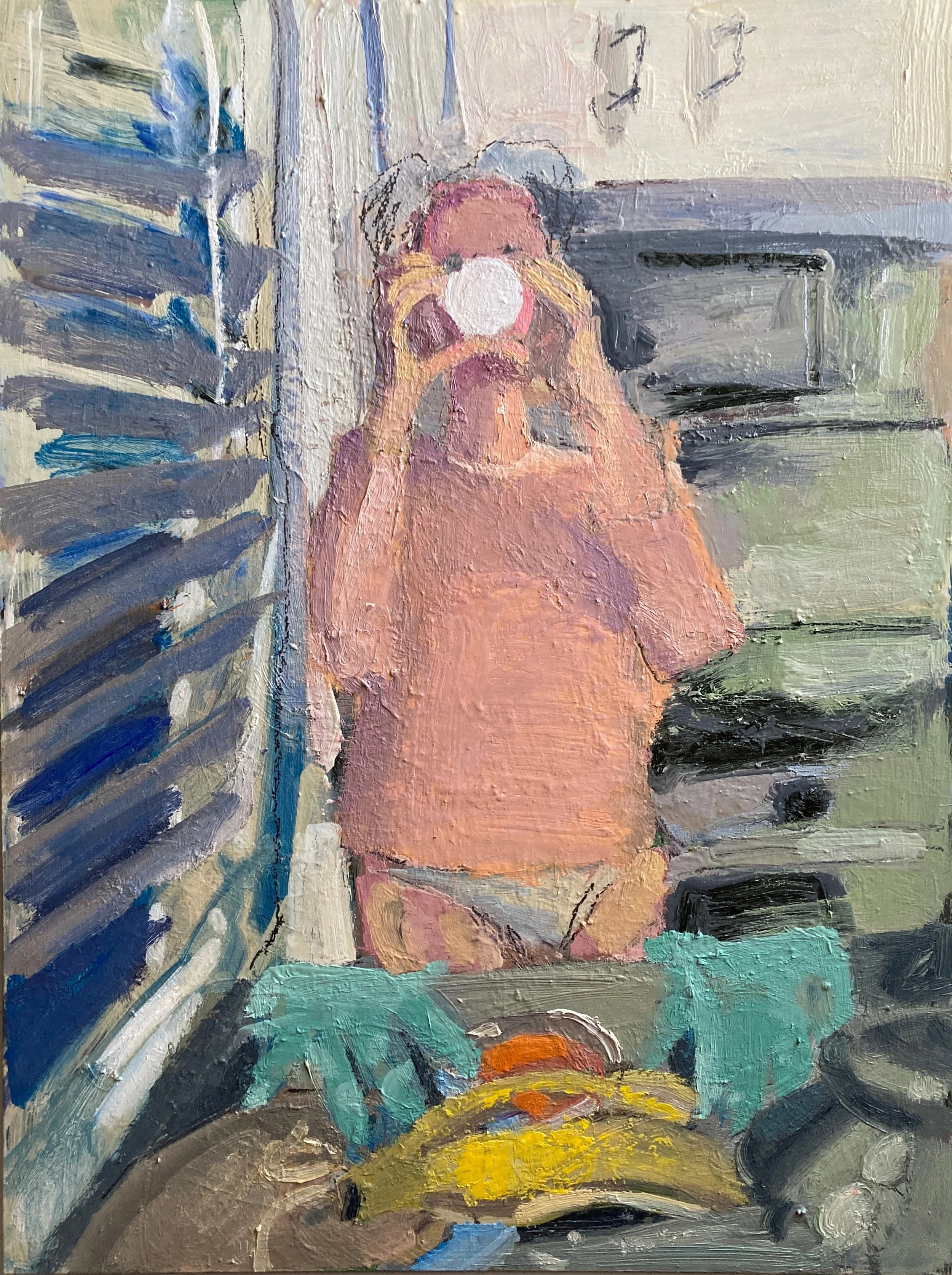 Not Enough 24x18 in oil archival board 2025