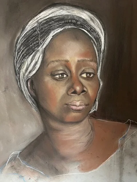 African Queen
Size: 21” x 15.5”
Medium: Pastel on Toned Sanded Paper