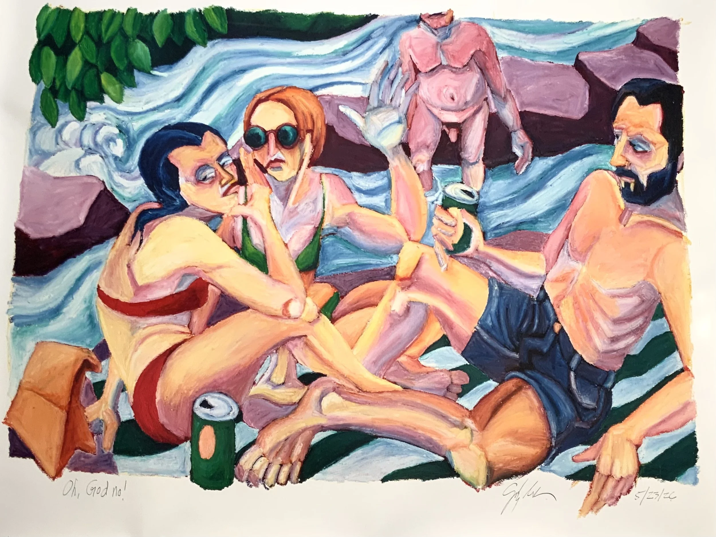 Greig Leach/Oh, God No! $6,800.00