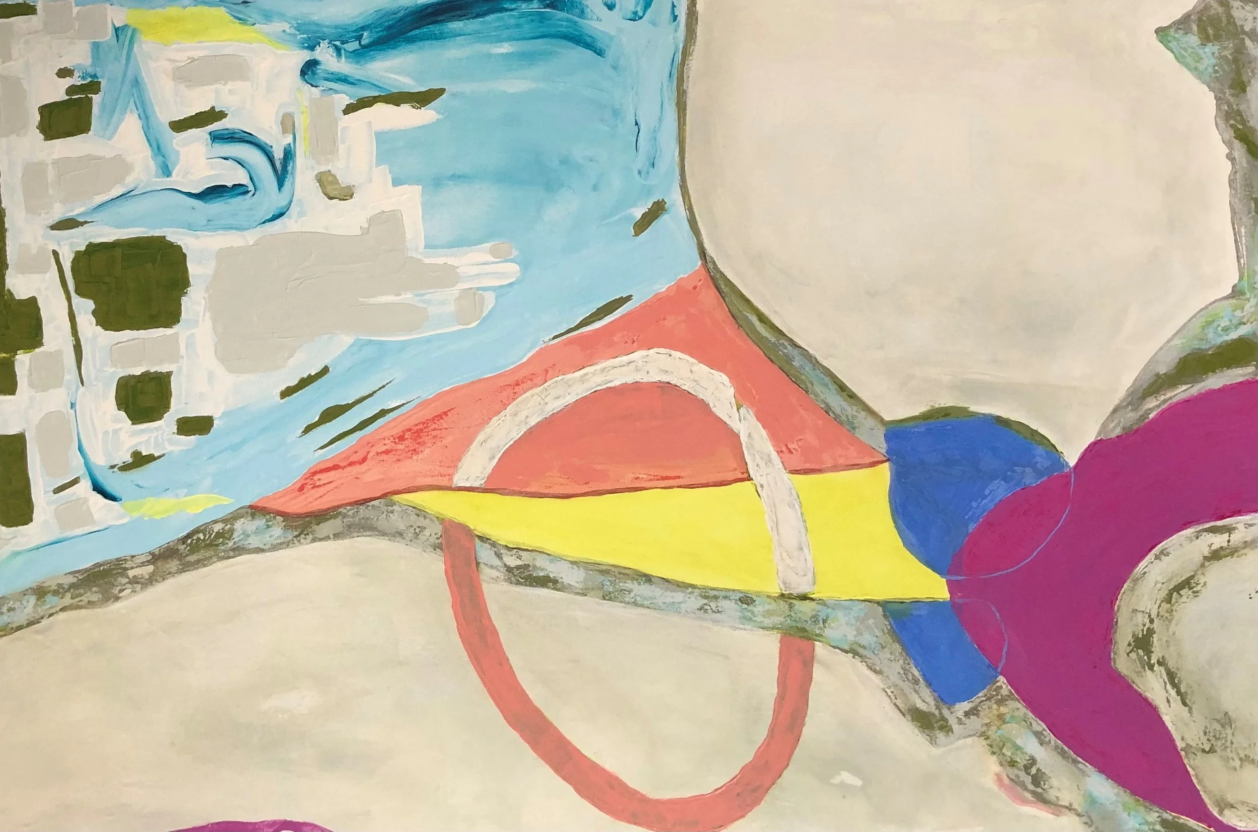 Dandridge Davis, "Natural Bridge", Acrylic