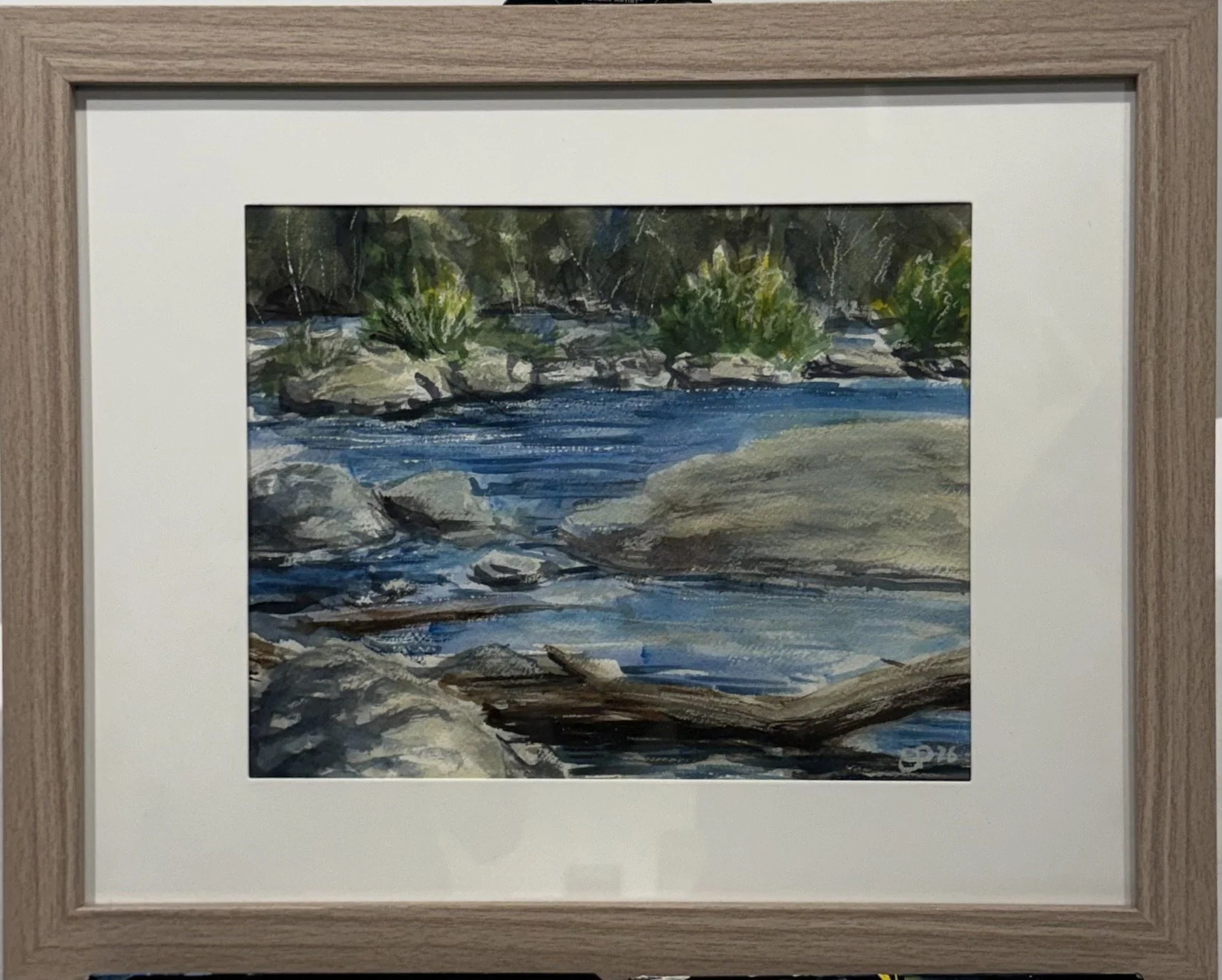 Sam Poulin / Perfect Friday - Watercolor on Paper