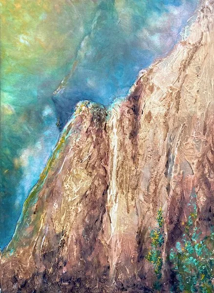 Straight Up
Site: Bryce Canyon, Utah
Medium: acrylics on canvas
Art dimensions: 24" x 18"