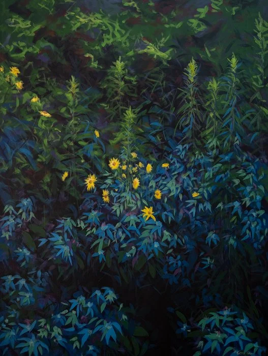 Courtney Balson, "Immersed", 40x30 inches, acrylic