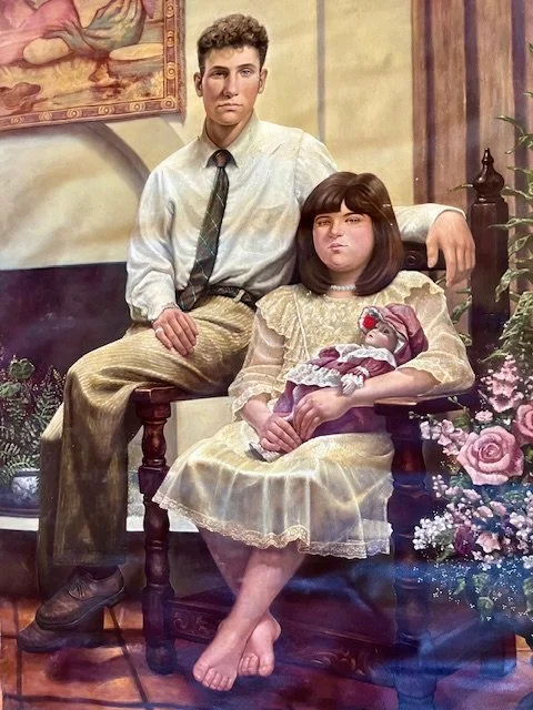 Brother and Sister
Size: 70” x 48”
Medium: Oil on Canvas