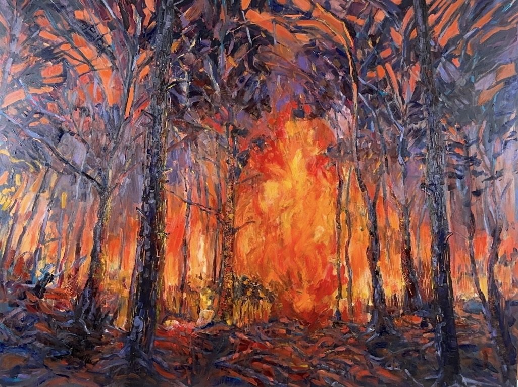 Firestorm
Oil on panel
36"x48"
$1950
