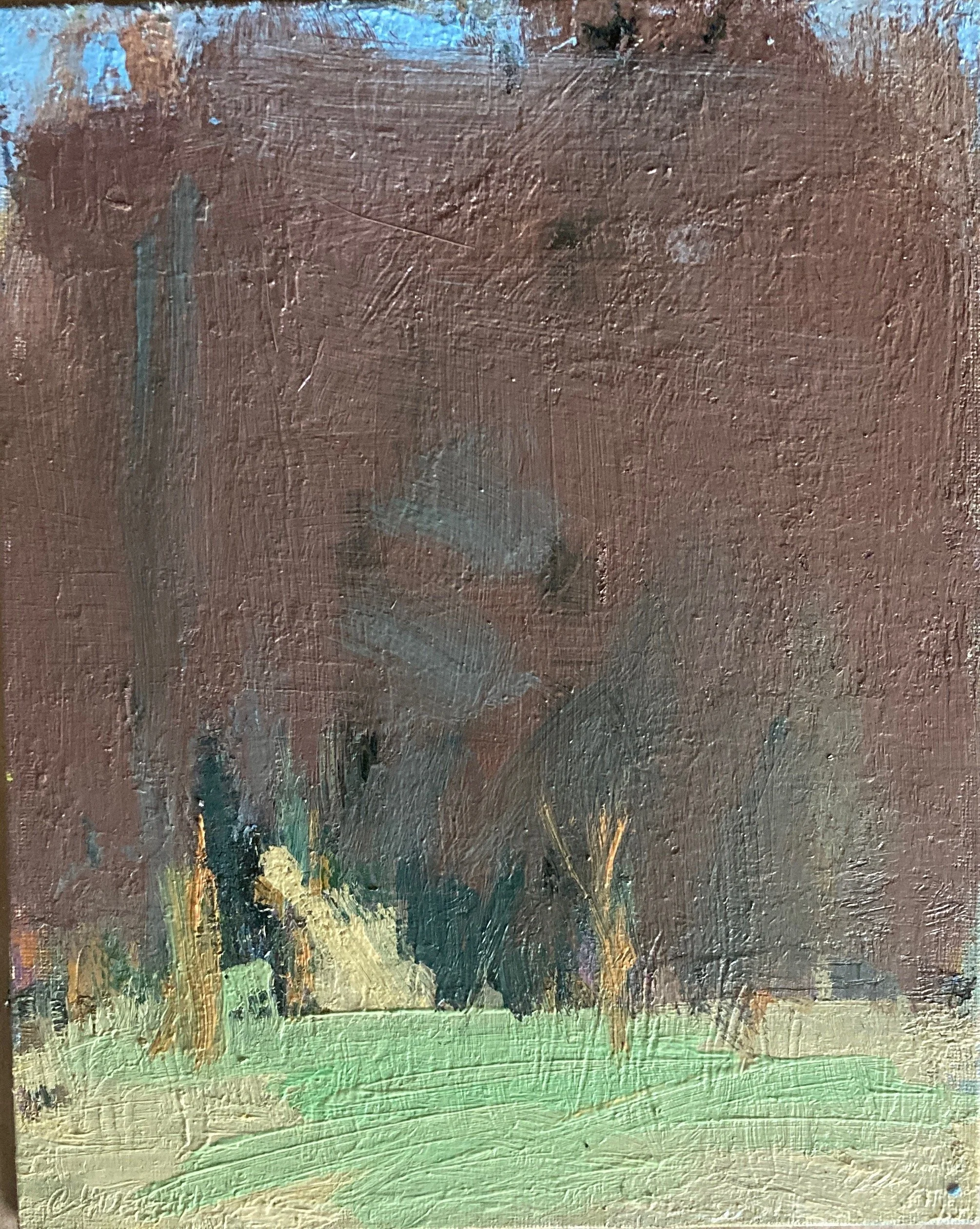Early March, 10 x 8 inches, oil on canvas/archival board , March 2026