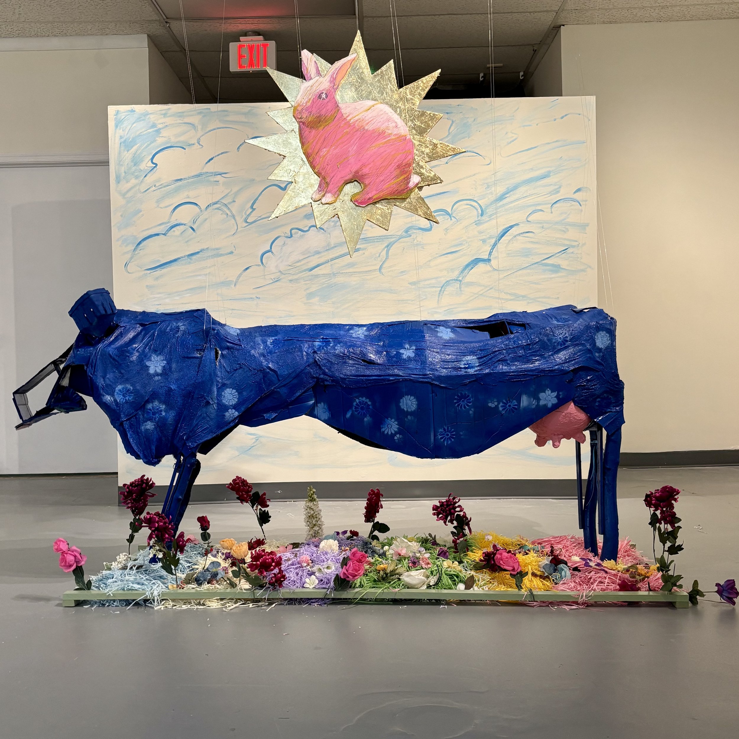 Susan Cary / Michael A. Pierce Ignatius' Meadow, Mixed media, 74 x 90 x 30"