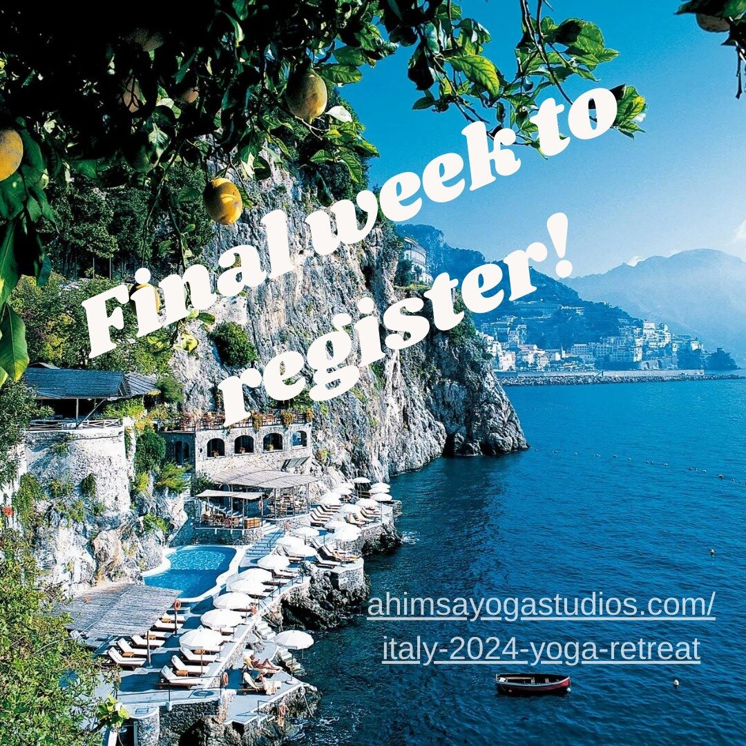 Our Italy retreat is now just two months away, and we are so excited to have 18 students joining us for this amazing experience! But we still have 3 rooms left and would love to fill them - with you and your friends.
We have to close registration by 