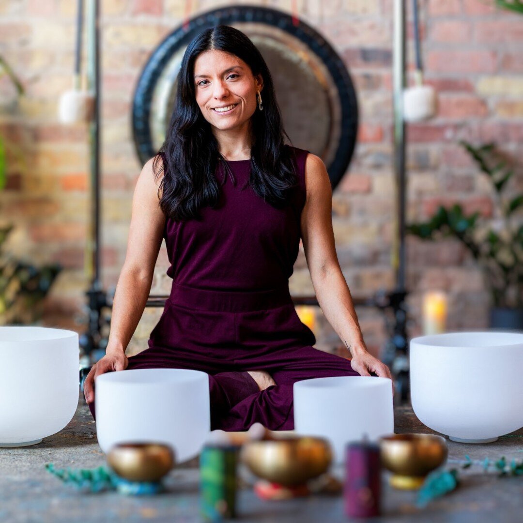 TONIGHT in Oak Park, 8-9 pm
Join facilitator Evelyn Luviano for an exploration in sound and vibration. Lay back and relax as you are enveloped in the sounds and frequencies created by singing bowls, gong, chimes, and other instruments.  The intention