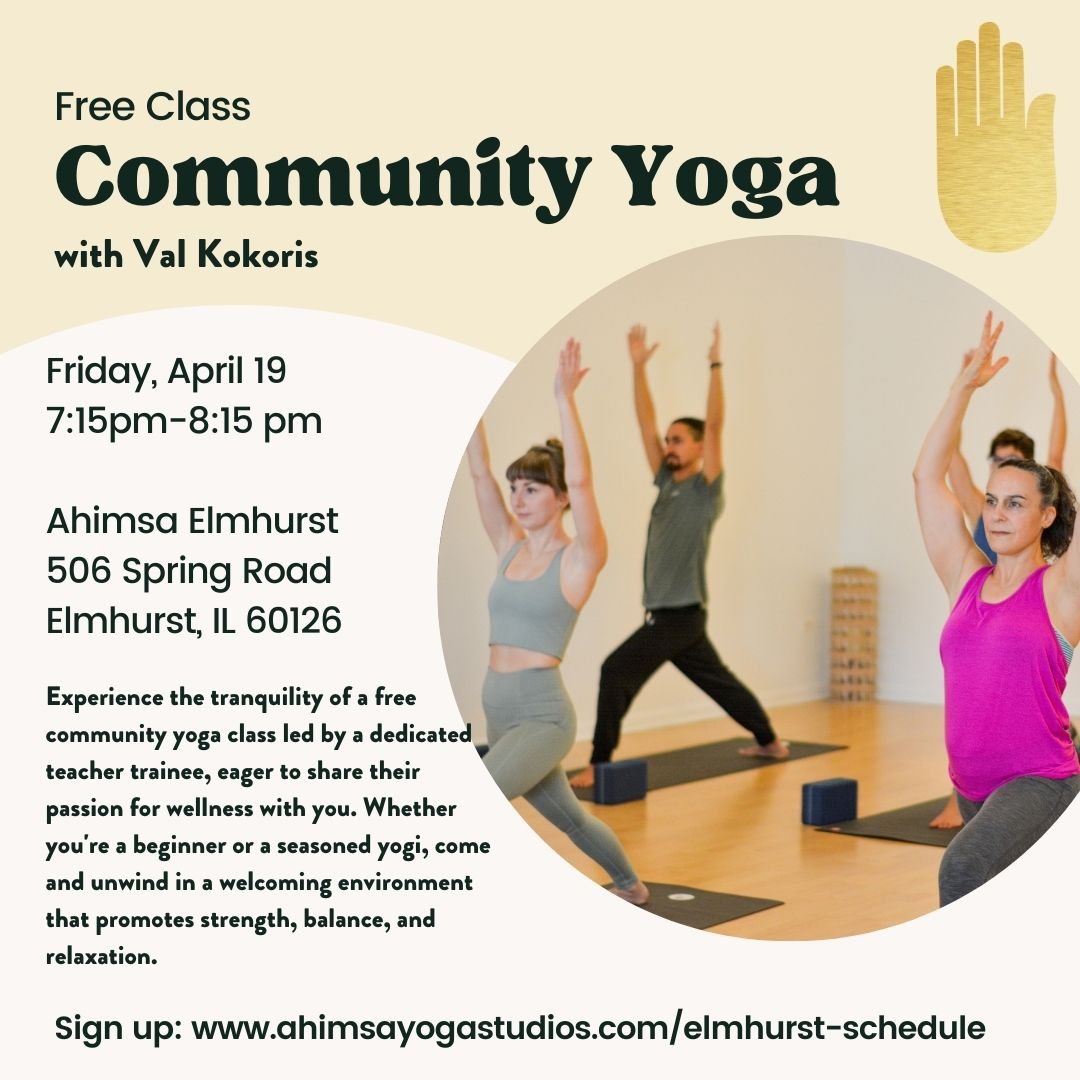 Join us for a free yoga class led by our YTT students this Friday evening!
Sign up online, in our app, or at the desk when you arrive at least 10 minutes before class time.