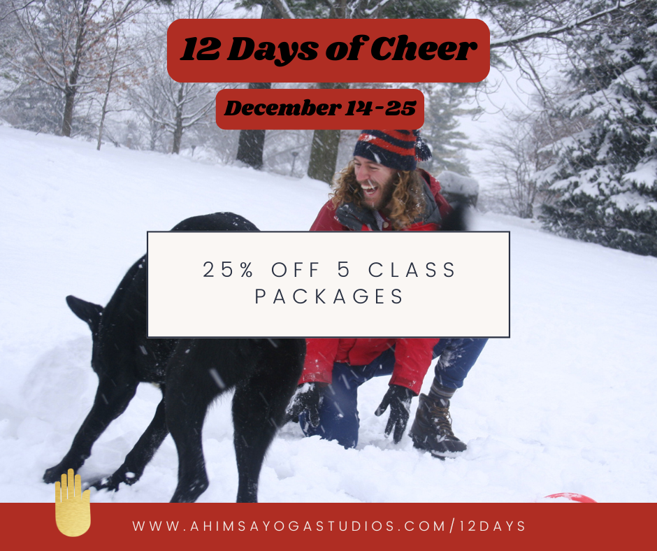 25% Off 5 Class Packages
