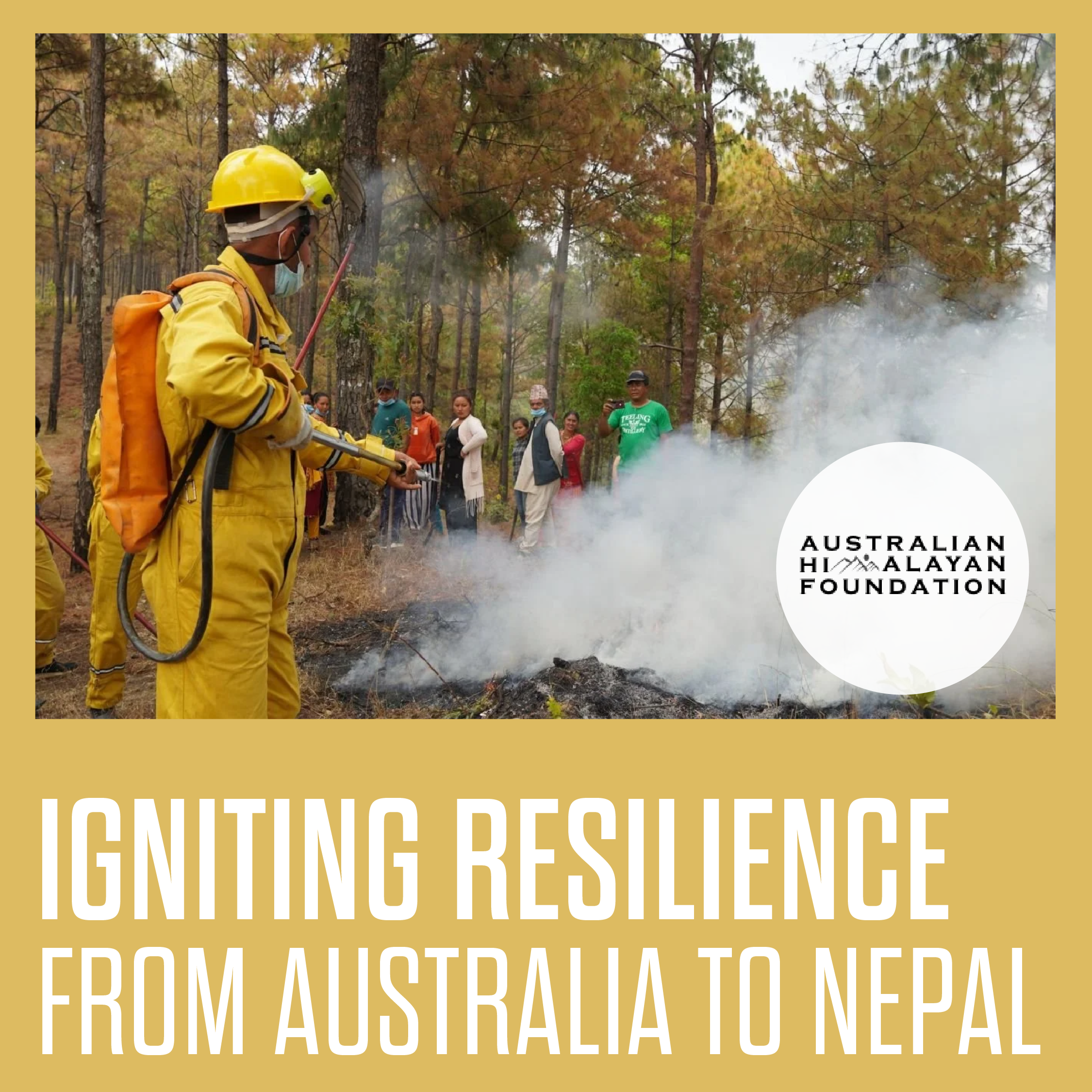 Fire Management Training with Nepalese locals