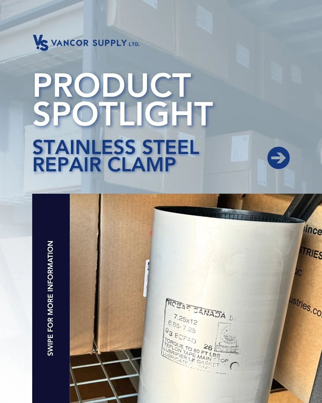 Leak? Break? No problem. 

Keep your infrastructure running with @robarindustries stainless steel Repair Clamps. Built for durability and quick installation, these clamps are a reliable solution for pipe repairs when it matters most.

The Robar Indus