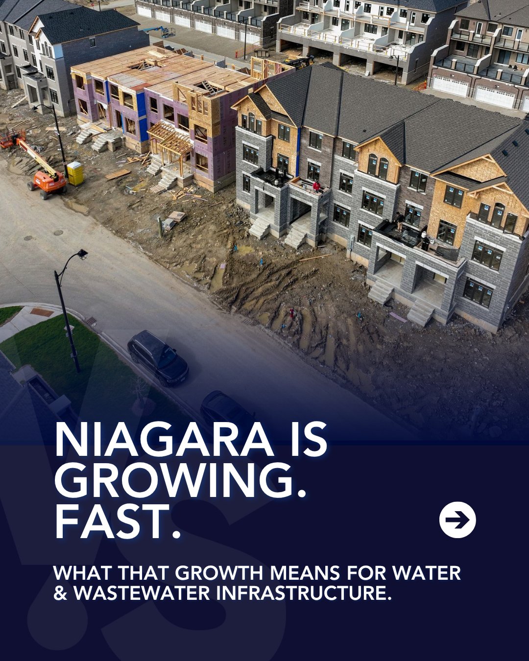 Growth isn&rsquo;t just about what's going up, it&rsquo;s also about what&rsquo;s happening underground!⁠
⁠
Every new build, every permit, and every new resident adds demand to our water infrastructure, sewer systems, and stormwater management networ