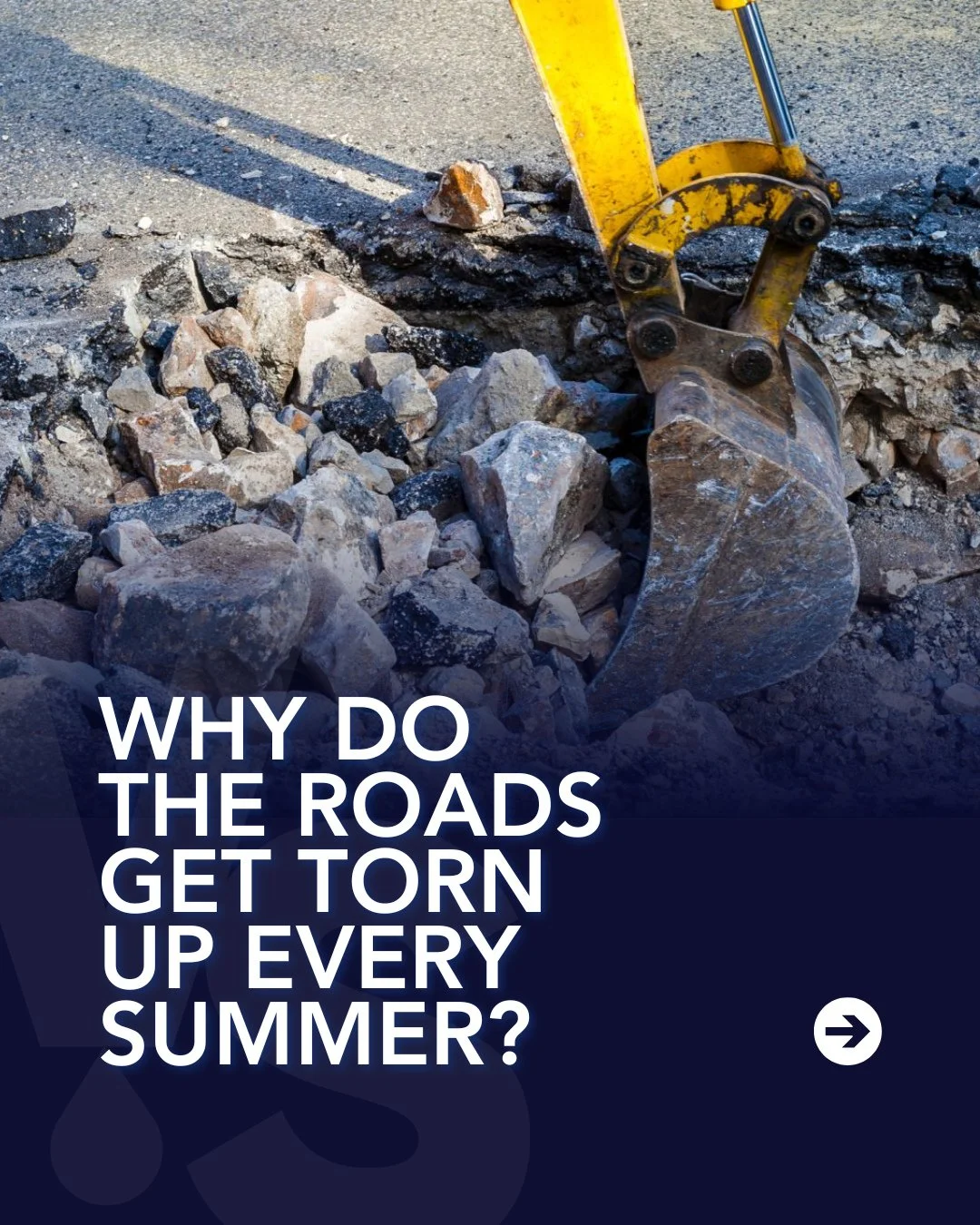Every summer it seems like construction pops up everywhere you turn.⁠
⁠
It's easy to focus on the traffic delays or detours, but it's worth noting that much of the work being done isn't happening ON the road, it's happening beneath it.⁠
⁠
Watermains,