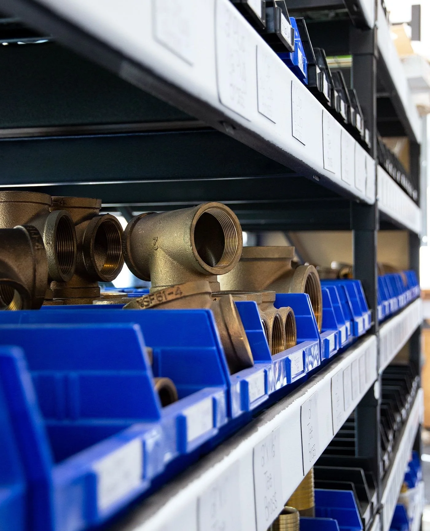 Brass tees are a simple but essential part of countless waterworks and plumbing applications.⁠
⁠
While they may all look pretty similar from a distance, size and configuration matter. Having a range of fittings readily available means our customers c