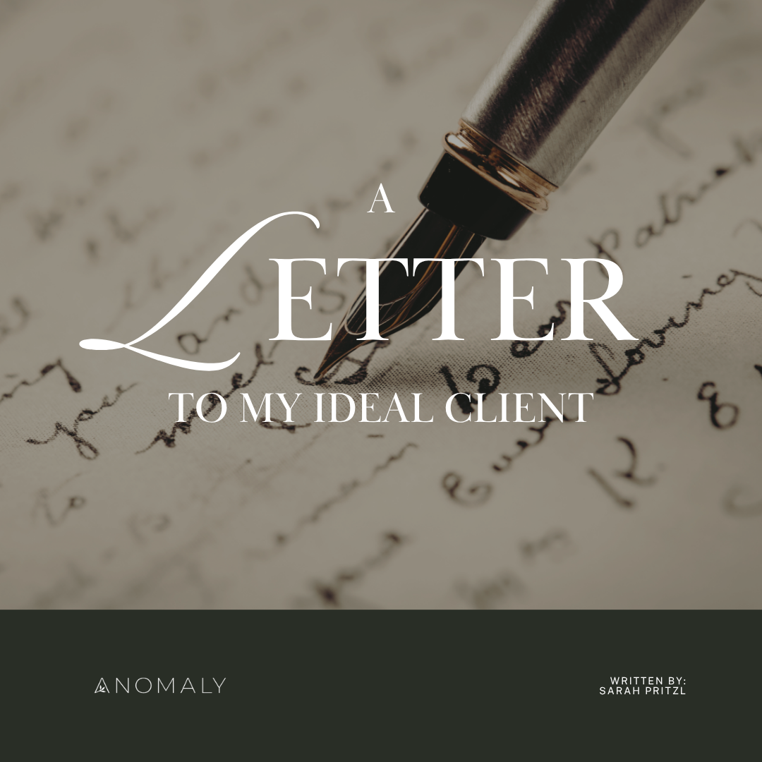 A Letter to My Ideal Client