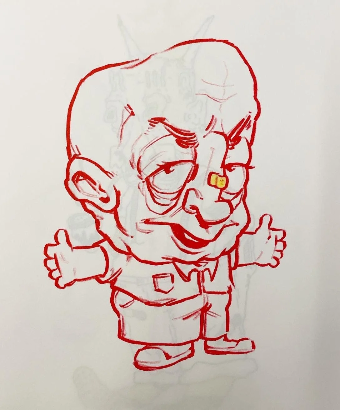 Bandaid Buddy Character Design 1