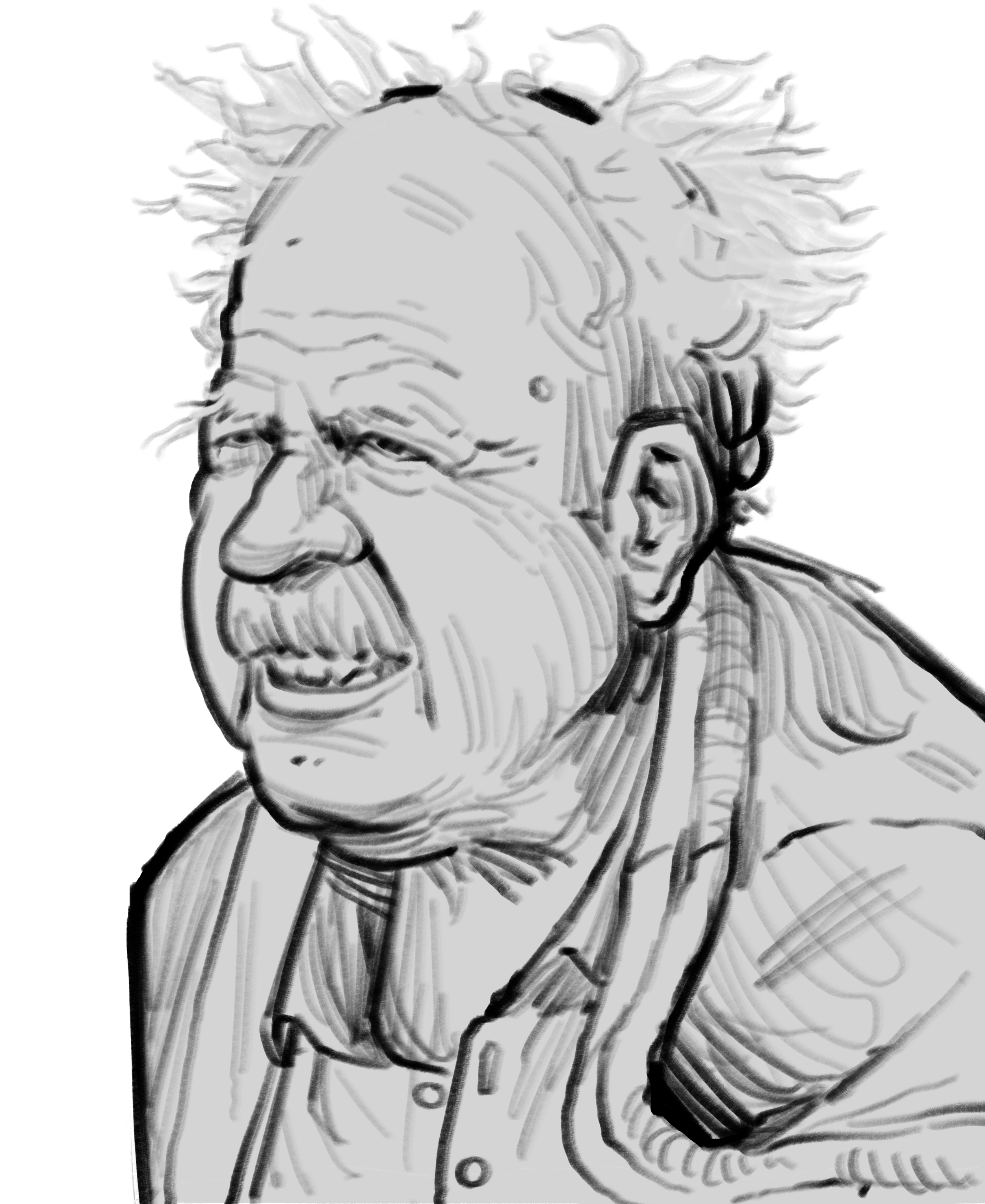 Old Dude Caricature 1