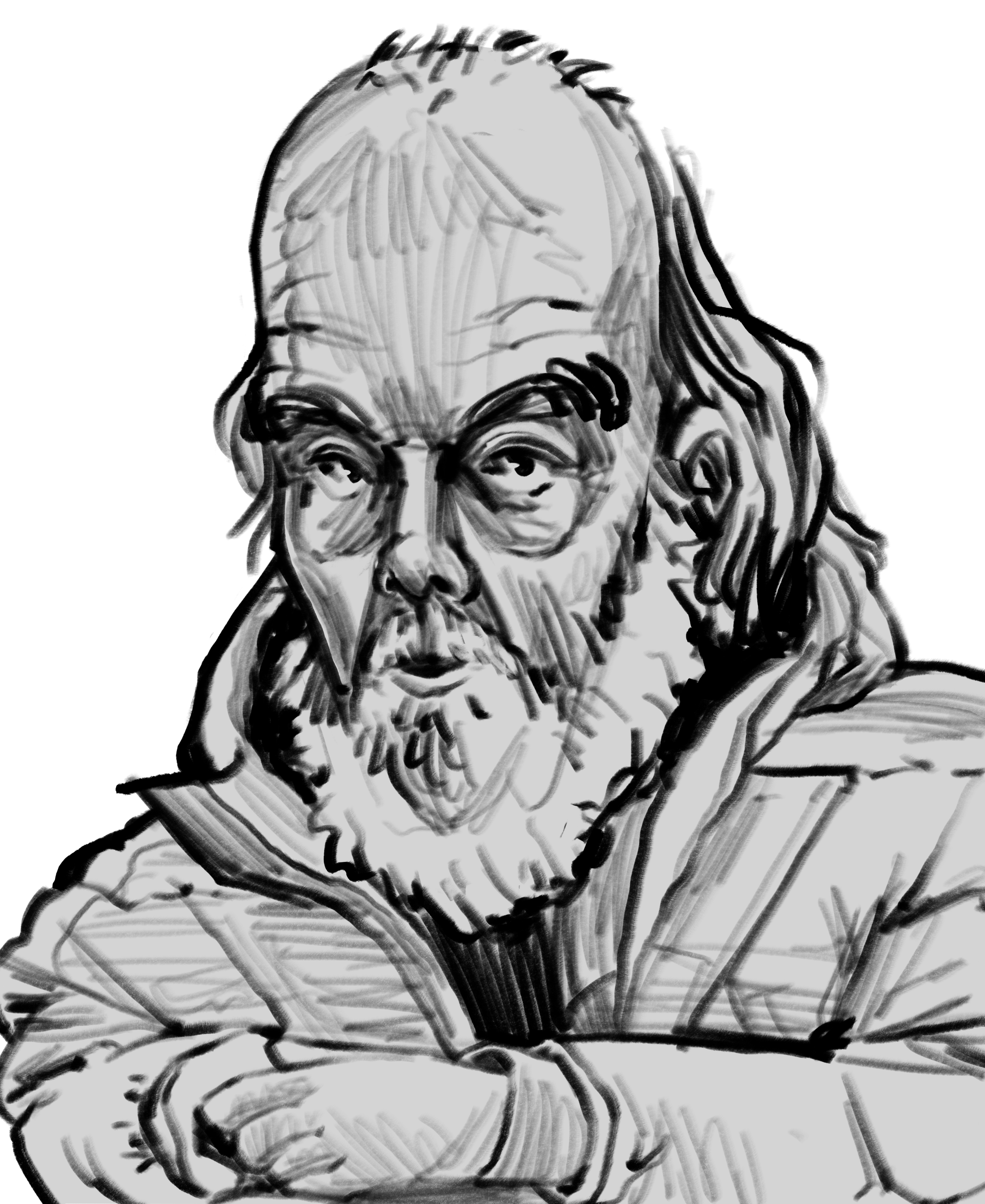 Old Dude Caricature 2