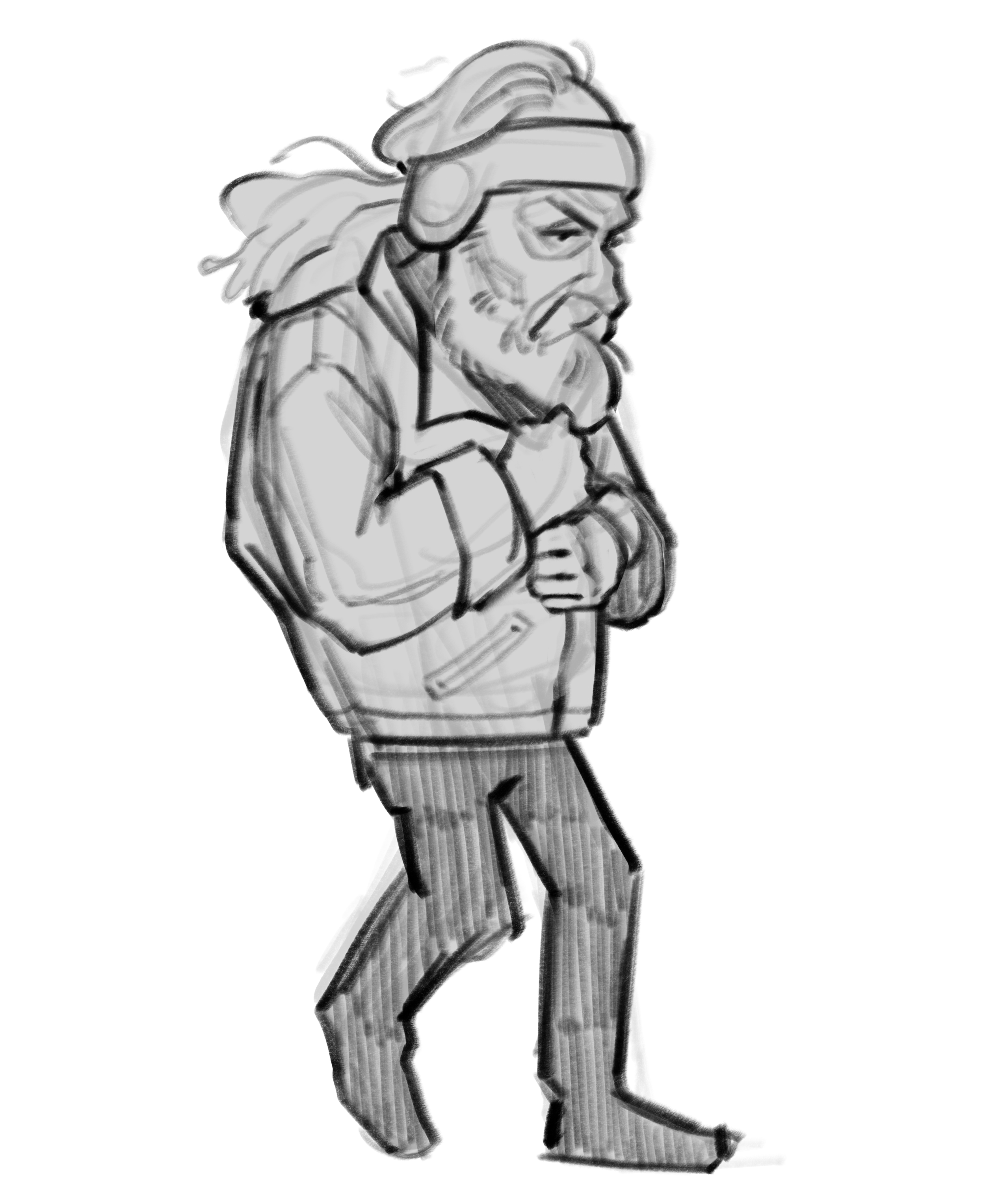 Old Dude Caricature 3