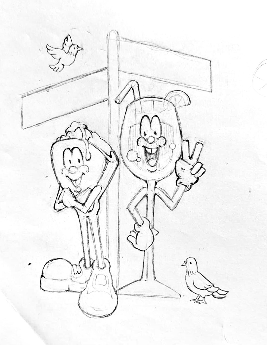 Trapizzino Merch Sketch 1