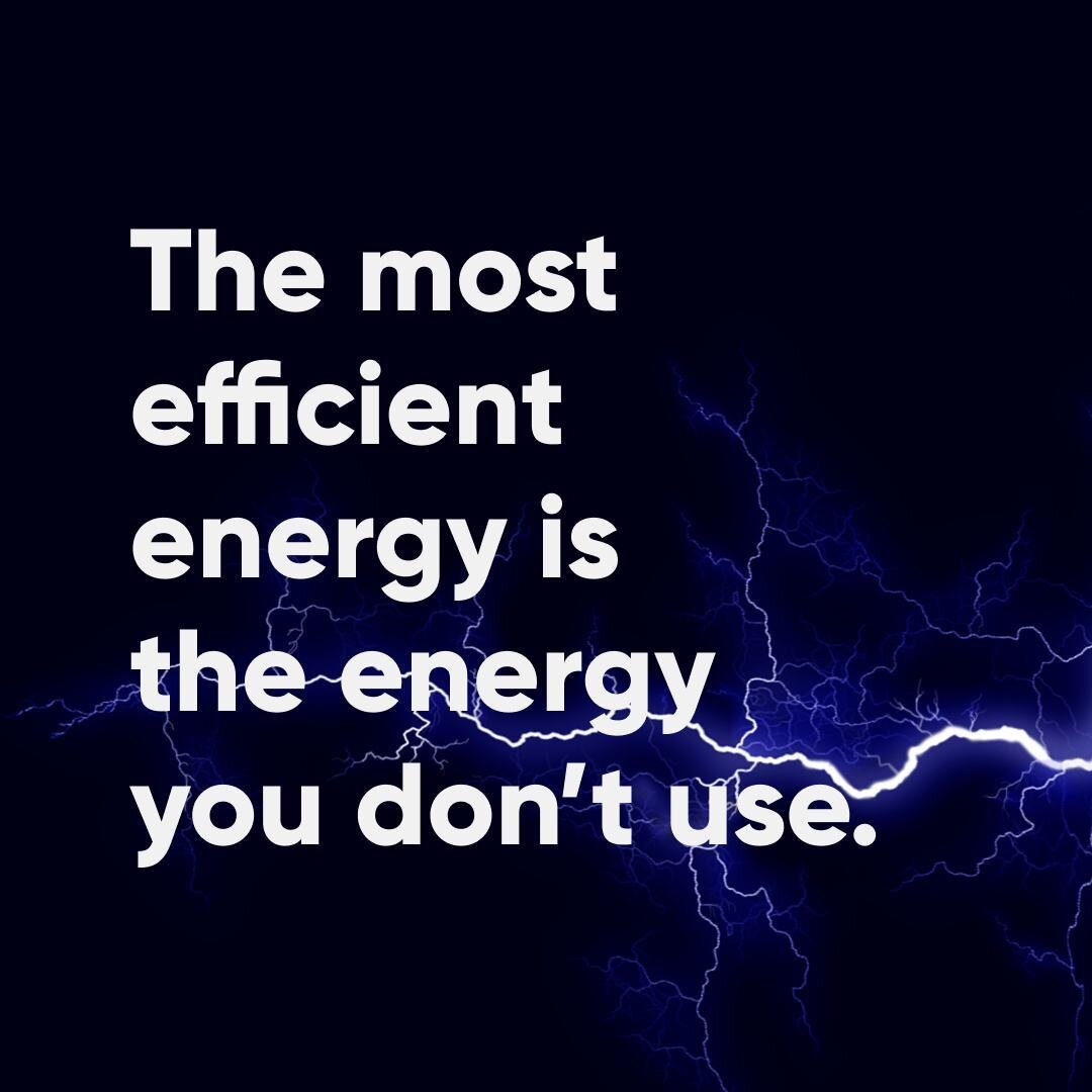 It may go without saying, but the best way to make your energy use more efficient is simply to use less.⁠
⁠
That's easier said than done. It can be hard to remember to unplug your stuff when you're done using it and to keep track of when there's high
