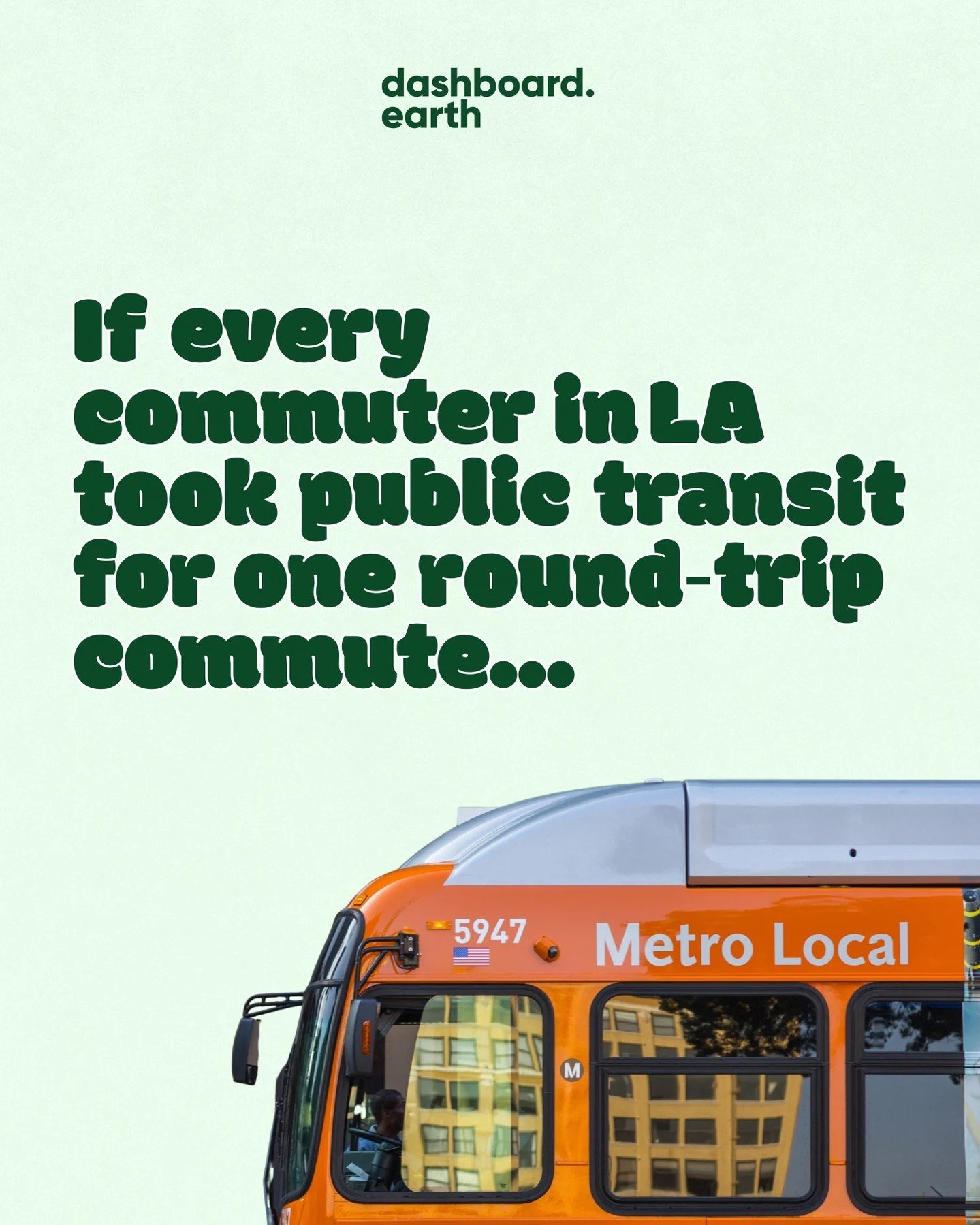 What would happen if, instead of piling into our cars, we rode public transit to work? 🧐

#SoCalTransitMonth #PublicTransit #RideTheBus #TakeTheTrain #SustainableTransport #ClimateAction #CarFreeLife #BikeToWork #MetroLife #GreenCommute #CleanTransp
