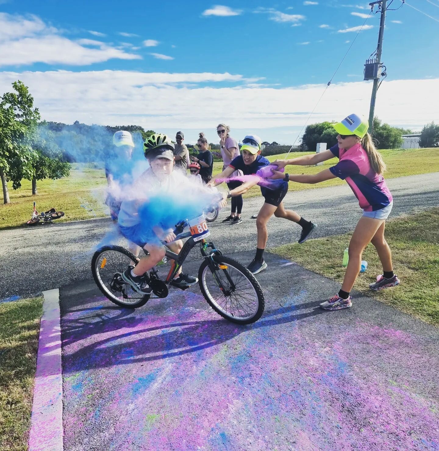 Riding into a colourful weekend! 

Let the rainbows shine 🌈 and ride free! 

#2022colourride #bmariver2reefridefestival