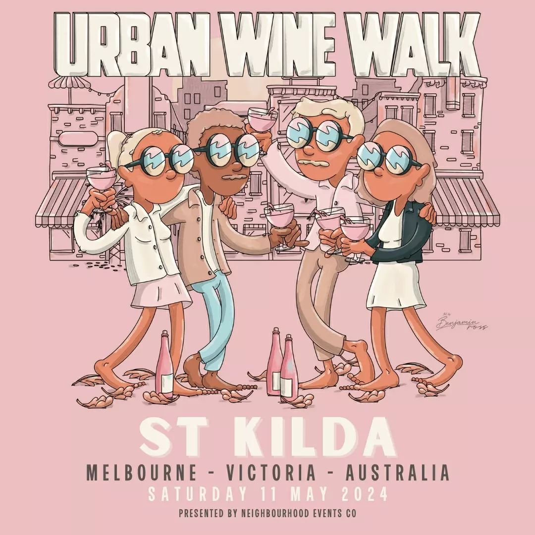 In case you missed it the @urbanwinewalk is heading to St Kilda on Saturday, 11th May and we&rsquo;re excited to be partnering up with team from @drinkstappa for the occasion!

Grab yourself a ticket and we'll see you there!