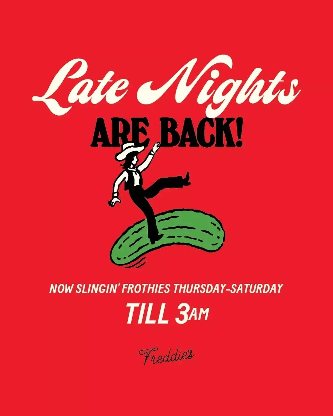 We're back baby! Good beer, good tunes, kickin' on till 3am Thursday-Saturday&nbsp;🍻