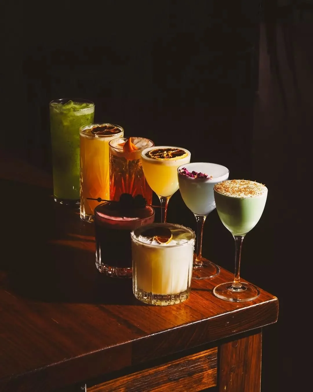 Summer cocktail list is up. Tropical, citrus, something floral if that's your thing. A few that go down dangerously easy, a couple that'll slow you down later in the evening and spritzes if you want to keep it light.

Come give them a try 🍹👌🏻🌞