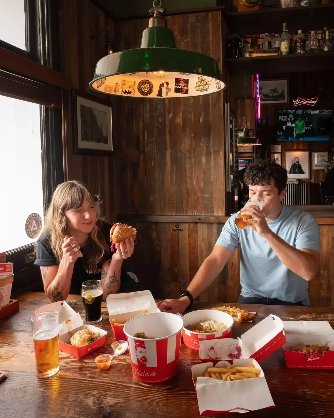When the Friday beers start tasting like a bucket of chicken.

Original recipe, crispy, golden, southern-style. 

Pickles, house ranch and Frank's Hot Sauce on the side.

Round up your mates, the dirty bird is better shared.