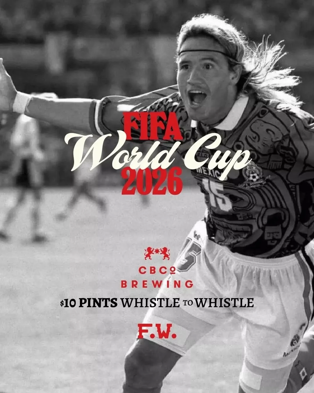 A massive line-up of World Cup matches.

$10 pints thanks to our pals at @cbco_ whistle to whistle.

Kick back at Freddie's and catch all the action.