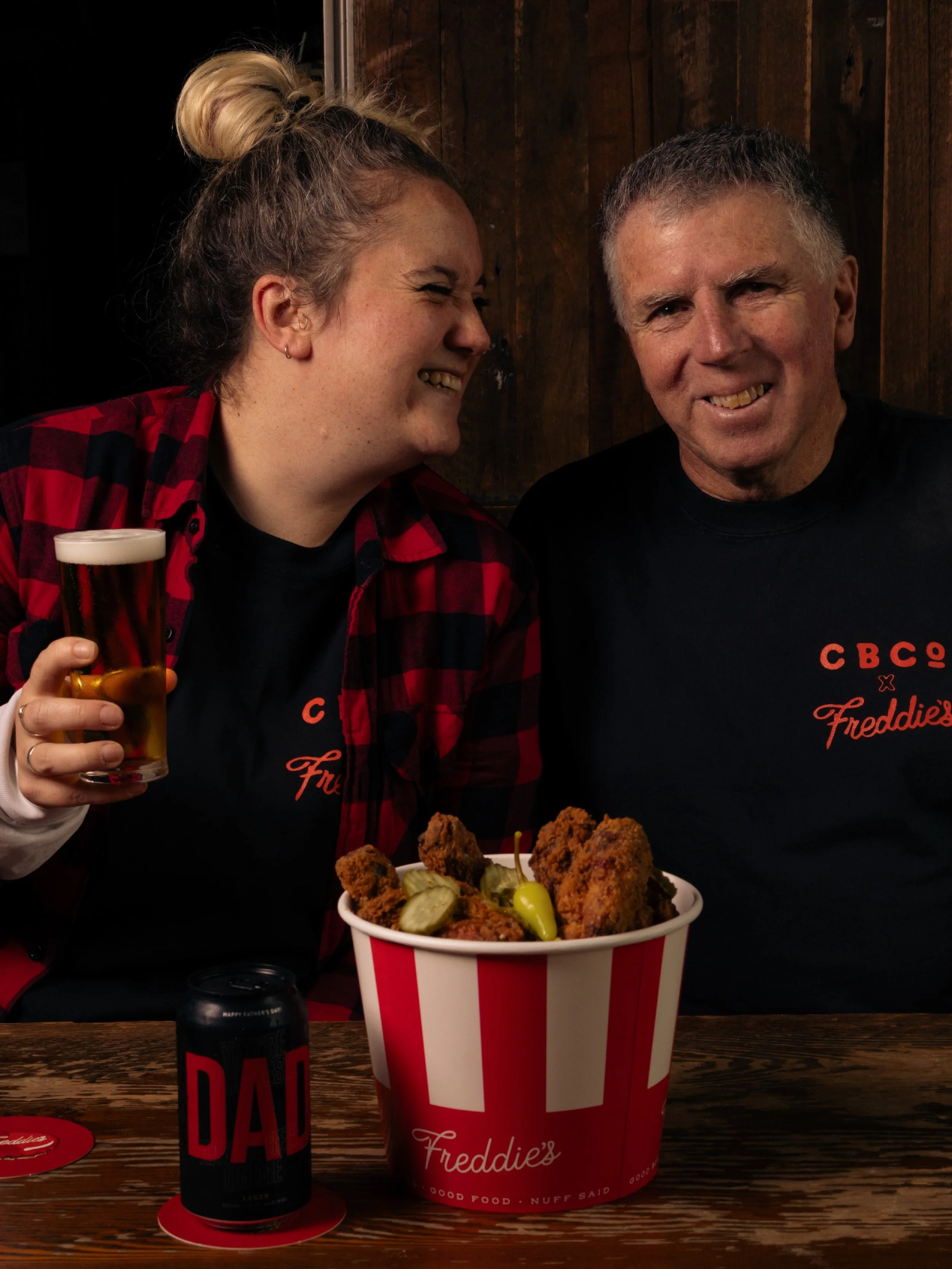 Rock up with ya Dad at Freddie&rsquo;s this Father&rsquo;s Day for an ice-cold pint of Dad Lager by @wolfofthewillows and a slappin&rsquo; bucket of our famous fried chicken.

It&rsquo;s the simple, wholesome things that matter, ya know what I&rsquo;